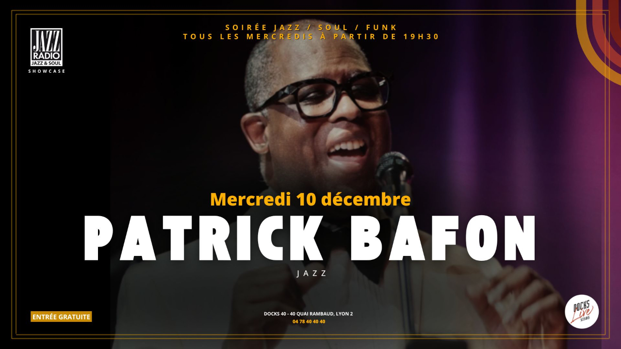 10 d&eacute;cembre 2025 : quand Patrick Bafont faisait vibrer le Docks 40 au rythme du swing