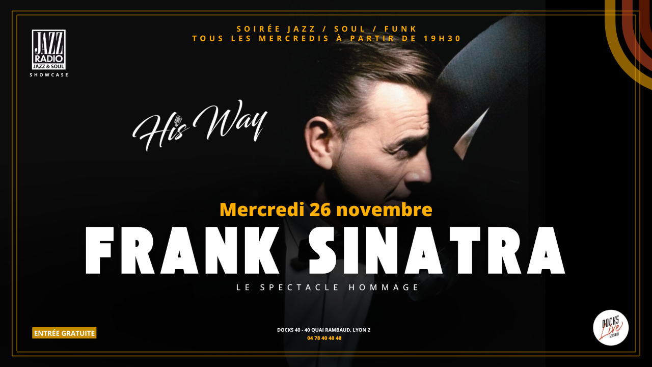 26 novembre 2025 : quand His Way mélangeait le swing et l'élégance de Franck Sinatra au Docks 40 26 novembre 2025 : quand His Way mélangeait le swing et l'élégance de Franck Sinatra au Docks 40